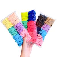 Korean Candy Color Towel Hair Ring Combination Set Simple And Versatile Rubber Band Hair Headdress Wholesale Nihaojewelry main image 2