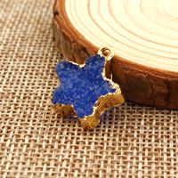 New Products Diy Resin Handmade Small Stars Single Hanging Double Jewelry Imitation Natural Stone Wholesale Nihaojewelry main image 3