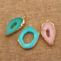 New Products Diy Single Circle Resin Handmade Irregular Jewelry Imitation Natural Stone Wholesale Nihaojewelry main image 4