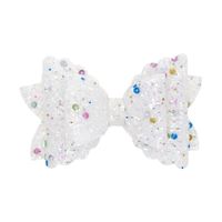 Girls Three-tier Bow-knot Hairpin Children's Sequined Bow-knot Edging Clip Colored Hair Clips Wholesale sku image 5