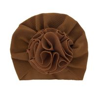 Sombreros De Moda Para Niños Gorras De Jersey De Color Puro Hechas A Mano Gorras De Neumáticos De Flores Grandes 12 Colores Al Por Mayor Nihaojewelry sku image 4