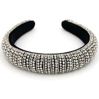 Hot Sale Fashion Exquisite Baroque Full Diamond Four-color Luxury Headband Catwalk Hair Accessories Nihaojewelry sku image 3