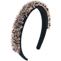 Vente Chaude Bandeau Tendance De La Mode Accessoires De Cheveux Baroques Perles De Verre Cousues À La Main En Gros Nihaojewelry sku image 2