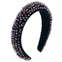 Baroque Headband Fashion Headband All-match Color Hand-sewn Glass Bead Headdress Wholesale Nihaojewelry sku image 1