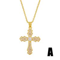 Fashion Cross Necklace Hot Selling Jewelry Cross Pendant Necklace Wholesale Nihaojewelry sku image 1