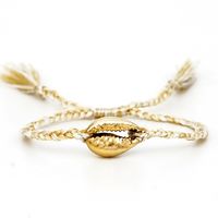 Popular Beach Style Ladies Natural Shell Gold-plated Tassel Bracelet Wholesale Nihaojewelry sku image 12