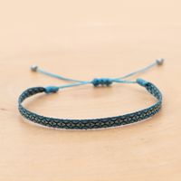 Simple Style Letter Pu Leather No Inlaid Women's Bracelets sku image 1
