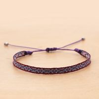 Simple Style Letter Pu Leather No Inlaid Women's Bracelets sku image 13