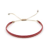 Simple Style Letter Pu Leather No Inlaid Women's Bracelets sku image 8