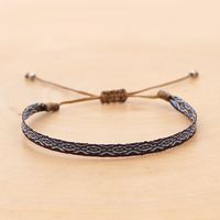 Simple Style Letter Pu Leather No Inlaid Women's Bracelets sku image 14