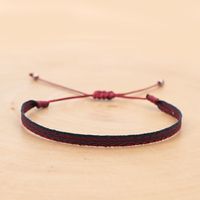 Simple Style Letter Pu Leather No Inlaid Women's Bracelets sku image 15