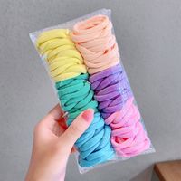 Korean Candy Color Towel Hair Ring Combination Set Simple And Versatile Rubber Band Hair Headdress Wholesale Nihaojewelry sku image 10
