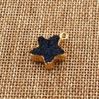 New Products Diy Resin Handmade Small Stars Single Hanging Double Jewelry Imitation Natural Stone Wholesale Nihaojewelry sku image 4