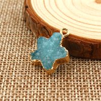 New Products Diy Resin Handmade Small Stars Single Hanging Double Jewelry Imitation Natural Stone Wholesale Nihaojewelry sku image 10