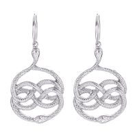 Mode Animal Placage Alliage Strass Des Boucles D'oreilles sku image 10