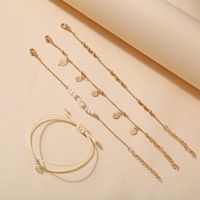 New Pearl Round Bead Bracelet Set 4 Piece Set Creative Retro Simple Set Wholesale Nihaojewelry main image 4