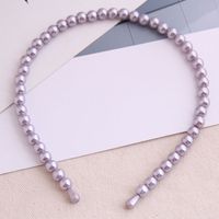 Korean Fashion All-match Headband Simple Pearl Ladies Simple Headband Hair Accessories Alloy Headband Nihaojewelry main image 3