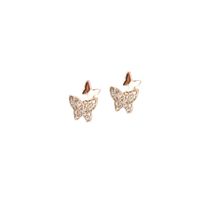 Boucles D&#39;oreilles Papillon Tendance Nouveau Style Boucles D&#39;oreilles Simples En Argent S925 main image 6