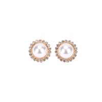 Korean Fashion New Pearl Diamonds S925 Silver Needle Alloy Earrings  Nihaojewelry main image 6
