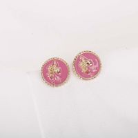 Fashion Oil Drop Earrings S925 Silver Needle  Korean Retro Flower  Women's Earrings main image 3