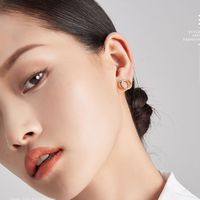 Zwei Schicht Ige Runde Ohrringe 2020 Neue Trend Ige Koreanische Temperament Internet-promi-ohrringe Einfache Weibliche Kleine Ohrringe Ohrringe main image 4