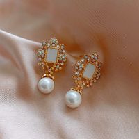 Fashion Pear  Fashion Korean Earrings For Women Retro 925 Silver Needle Women's Earrings Nihaojewelry main image 6