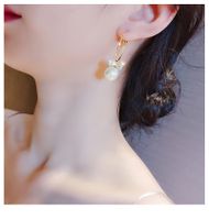 Bogen Quaste Ohrringe Frauen Lange Temperament Ohrringe Koreanische Internet-promi Persönlichkeit Ohrringe Kreis Ohrringe S925 Silber Nadel main image 5