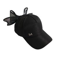 الأزياء قبعة المرأة Bowknot M القياسية البيسبول كاب الصيف الكورية بلغت ذروتها كاب الأزياء البرية طالب Nihaojewelry main image 6