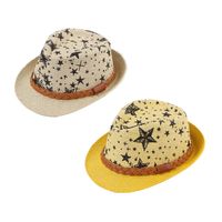 Pentagram Jazz Top Sun Hat Western Cowboy Straw Hat Out Sun Hat Wholesale Nihaojewelry main image 6