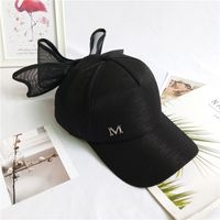 الأزياء قبعة المرأة Bowknot M القياسية البيسبول كاب الصيف الكورية بلغت ذروتها كاب الأزياء البرية طالب Nihaojewelry sku image 3