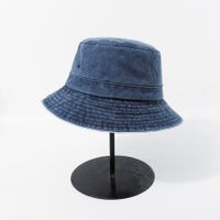 Fashion Retro Washed Fisherman Hat Hot Sale Hat Sun Hat Ladies Sun Hat  Wholesale Nihaojewelry sku image 4