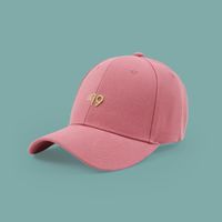 Fashion Gold Thread Embroidery Baseball Cap New Hat Women Summer Korean Simple Hard Top Cap Nihaojewelry sku image 6