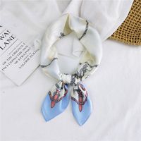 Fashion New 70 Small Square Scarf Silk Small Scarf  Nihaojewelry Wholesale sku image 12