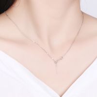 Stainless Steel 14K Gold Plated Simple Style U Shape Necklace main image 5