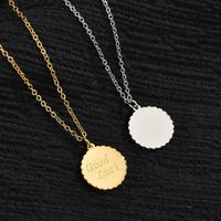 Fashion Beer Cover Necklace For Women Trend Korean Fashion English Pendant Clavicle Necklace Nihaojewelry main image 4