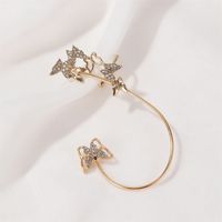 New Three-piece Earrings Creative Butterfly Earring Ear Clip Trendy Earrings Wholesale Nihaojewelry main image 3