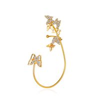 New Three-piece Earrings Creative Butterfly Earring Ear Clip Trendy Earrings Wholesale Nihaojewelry main image 6