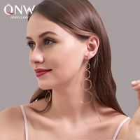 Simple Style Geometric Plating Alloy No Inlaid Earrings main image 2