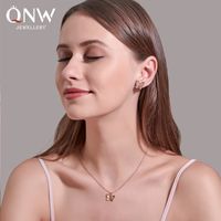 Fashion Hot Sale Decorations Butterfly Necklace Simple Butterfly Earring Trend Wild Jewelry Nihaojewelry main image 3