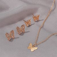 Fashion Hot Sale Decorations Butterfly Necklace Simple Butterfly Earring Trend Wild Jewelry Nihaojewelry main image 4