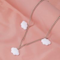 Fashion New Cute Cloud Necklace Simple Cartoon Clavicle Chain Alloy Clavicle Chain Nihaojewelry main image 3