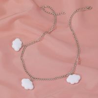 Fashion New Cute Cloud Necklace Simple Cartoon Clavicle Chain Alloy Clavicle Chain Nihaojewelry main image 4