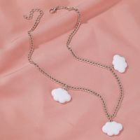 Fashion New Cute Cloud Necklace Simple Cartoon Clavicle Chain Alloy Clavicle Chain Nihaojewelry main image 5