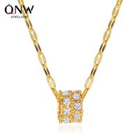 Korean Hot Sale Fashion Necklace Alloy Necklace Geometric Pendant Clavicle Chain Hot Accessories Wholesale Nihaojewelry main image 1