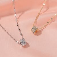 Korean Hot Sale Fashion Necklace Alloy Necklace Geometric Pendant Clavicle Chain Hot Accessories Wholesale Nihaojewelry main image 4
