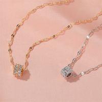 Korean Hot Sale Fashion Necklace Alloy Necklace Geometric Pendant Clavicle Chain Hot Accessories Wholesale Nihaojewelry main image 5