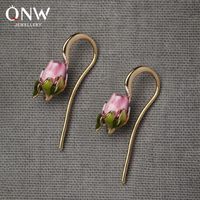 Printemps Et Été Nouvelles Boucles D&#39;oreilles Rétro Tulipe Boucles D&#39;oreilles Vitalité Fille Fleur Boucles D&#39;oreilles En Gros Nihaojewelry main image 2