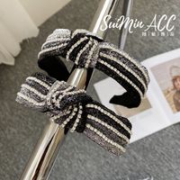 Korean Fashion Rhinestone Retro Baroque Headband Chain Knotted Hair Bundle Wholesale Nihaojewelry main image 1