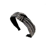 Korean Fashion Rhinestone Retro Baroque Headband Chain Knotted Hair Bundle Wholesale Nihaojewelry main image 3