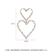 Jinse Xinluo Ohrringe Mode Koreanische Version Der Neuen Damen Liebe Temperament Beliebte Bankett Ohrringe Geschenk main image 6